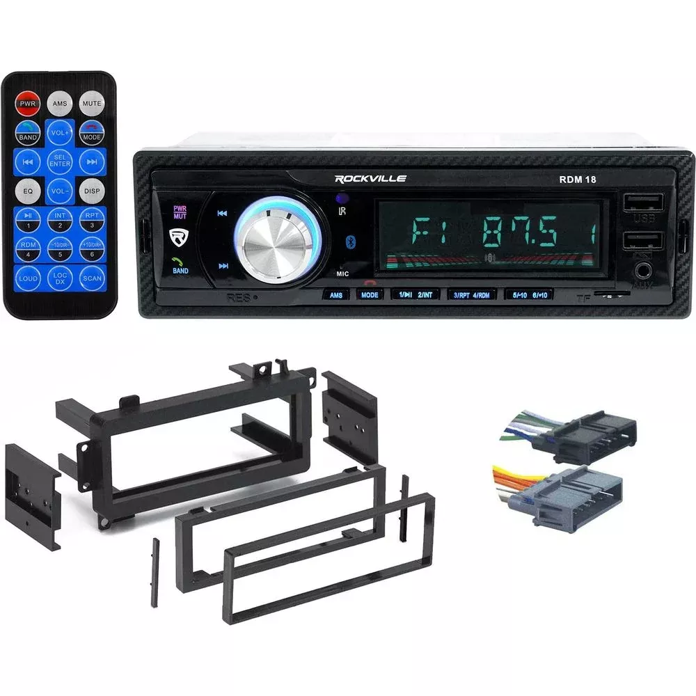 1-Din Digital Media Bluetooth AM/FM/MP3 USB/SD Receiver For 1987-00 Dodge Dakota