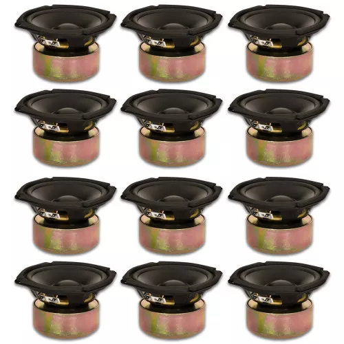 12 Goldwood Sound GW-205/4S Shielded 5.25" Woofers 130 Watt each 4ohm Replacement Speakers
