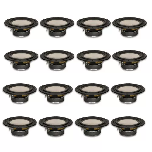 16 Goldwood Sound GW-S525/8 Poly Cone 5.25" Woofers 130 Watts each 8ohm Replacement Speakers