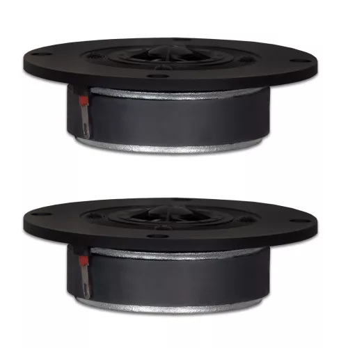 2 Goldwood Sound GT-324 Titanium Dome Tweeters 120 Watt each 8ohm Replacement Round Tweeters
