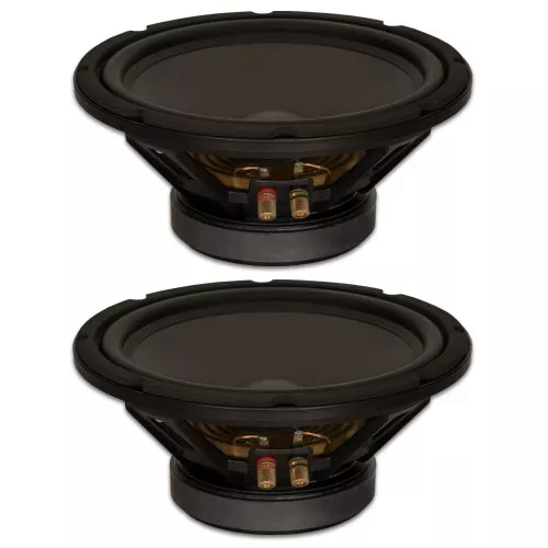 2 Goldwood Sound GW-10PC-8 Heavy Duty 8ohm 10" Woofers 400 Watts each Replacement Speakers