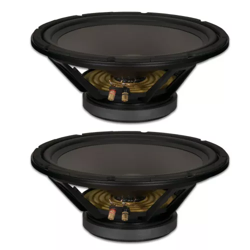 2 Goldwood Sound GW-15PC-8 Heavy Duty 8ohm 15" Woofers 550 Watts each Replacement Speakers
