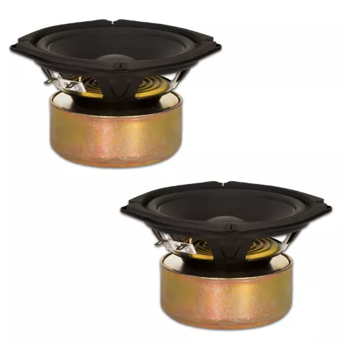 2 Goldwood Sound GW-205/8S Shielded 5.25" Woofers 130 Watt each 8ohm Replacement Speakers