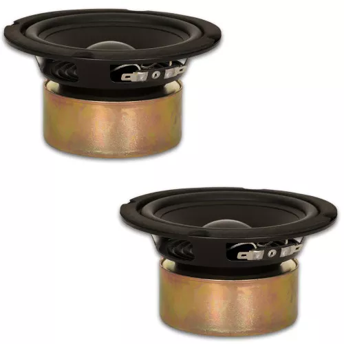 2 Goldwood Sound GW-5028/S Shielded 5.25" Woofers 130 Watt each 8ohm Replacement Speakers