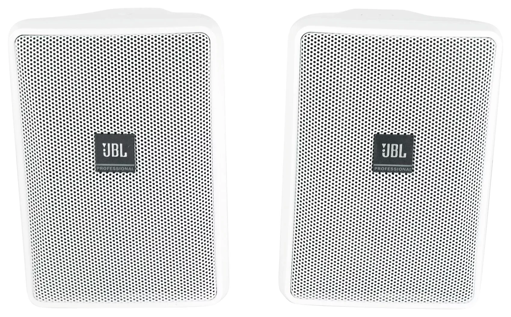 2 JBL Control 23-1-WH 3" Indoor/Outdoor 70v Commercial White Wall Mount Speakers