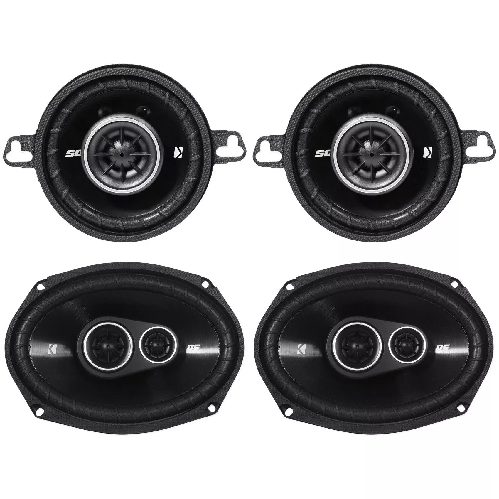 2) Kicker 43DSC69304 DSC6930 6x9 Car Speakers+2) 43DSC3504 DSC350 3.5" Speakers