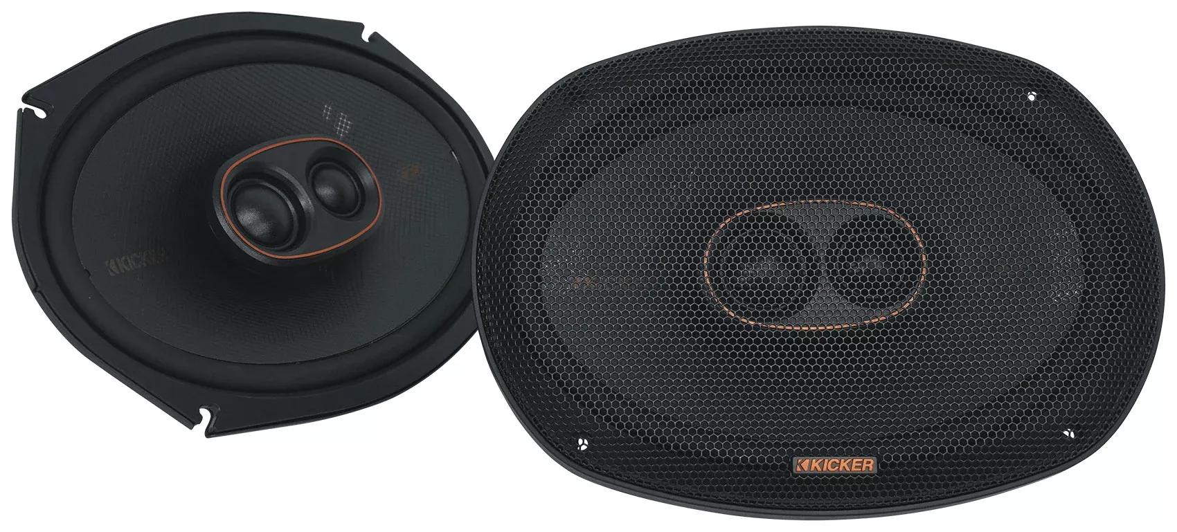 2) Kicker 51KSC69304 6x9" 150 Watt RMS 3-Way Car Audio Speakers KSC69304 KSC6930