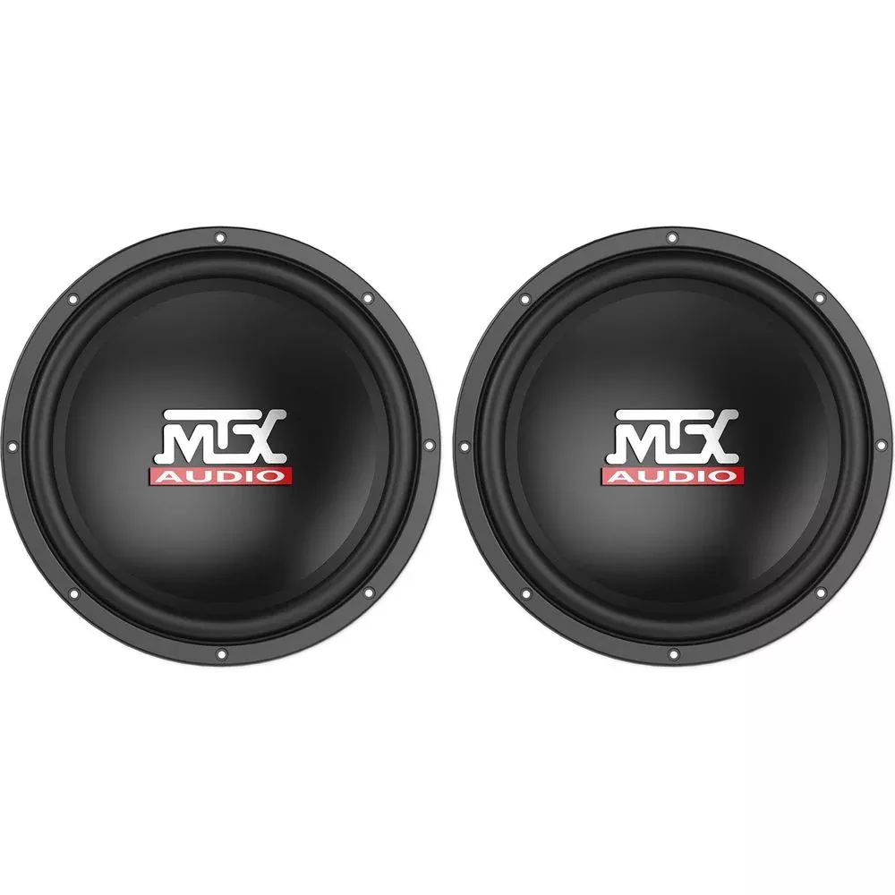 (2) MTX Audio Terminator TN12-02 12” 800 Watt 2 Ohm Car Subwoofers Subs