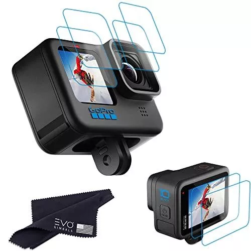 [2 Sets] Screen & Lens Protector for GoPro Hero 10 & Hero 9 Black