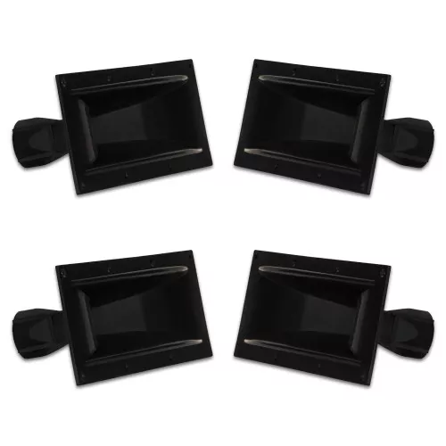 4 Goldwood Sound GM-600PB Heavy Duty ABS Directivity Horns Molded Horn Lenses