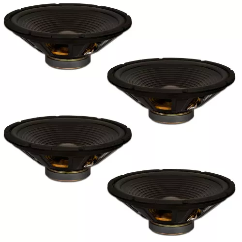 4 Goldwood Sound GW-215/8 OEM 15" Woofers 250 Watts each 8ohm Replacement Speakers