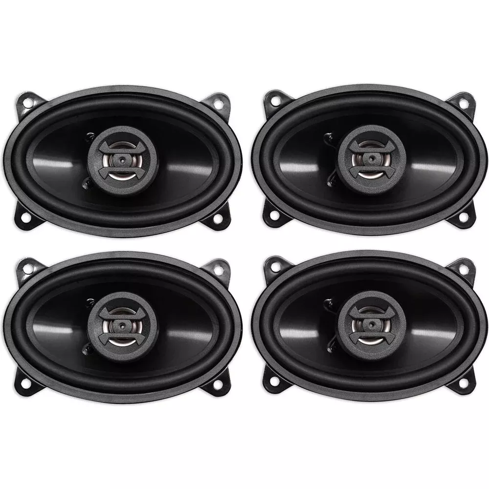 (4) Hifonics ZS46CX 4x6" 800 Watt Coaxial Car Audio Speakers