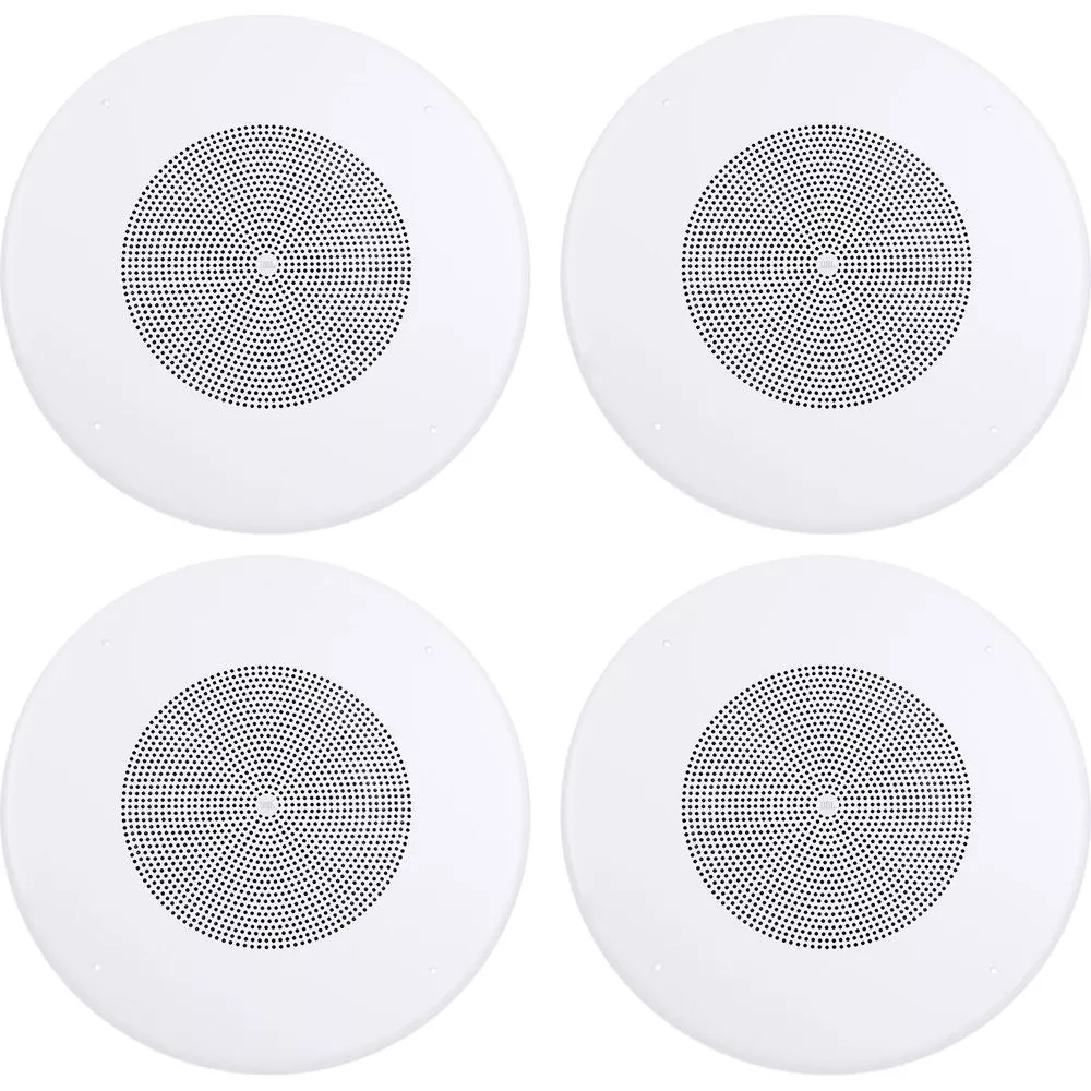 4) JBL CSS8018 8" Commercial 70V/100V 10w Ceiling Speakers 4 Restaurant/Bar/Cafe
