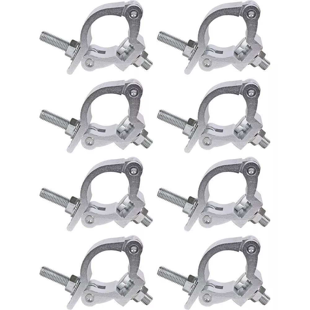 8) Chauvet CLP15 CLP-15 360° Wrap Around O Clamp Lighting Mounts Light Mounting