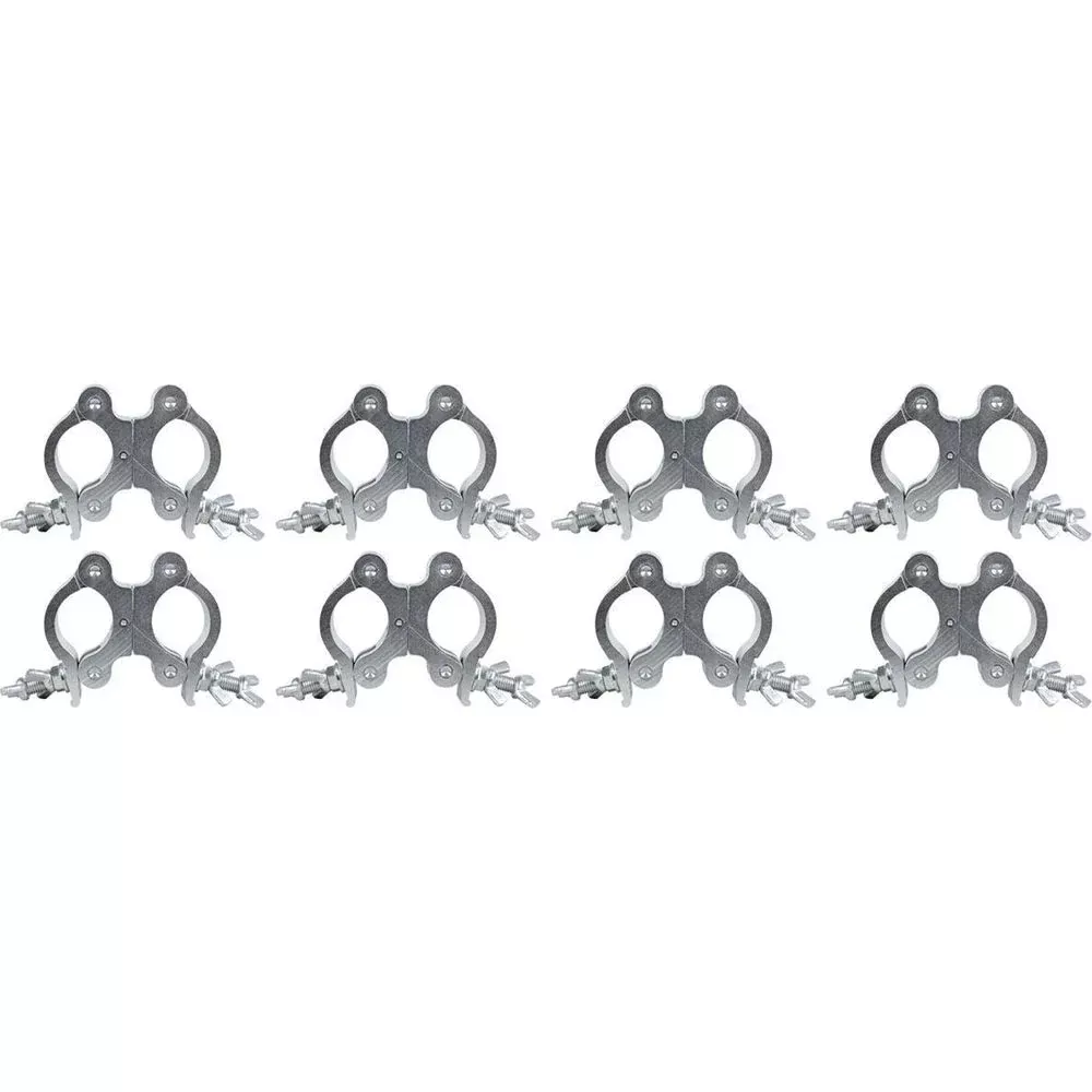 (8) Chauvet DJ CLP-25N Narrow Heavey-Duty Lighting Clamp for 2" Truss 550lb Load