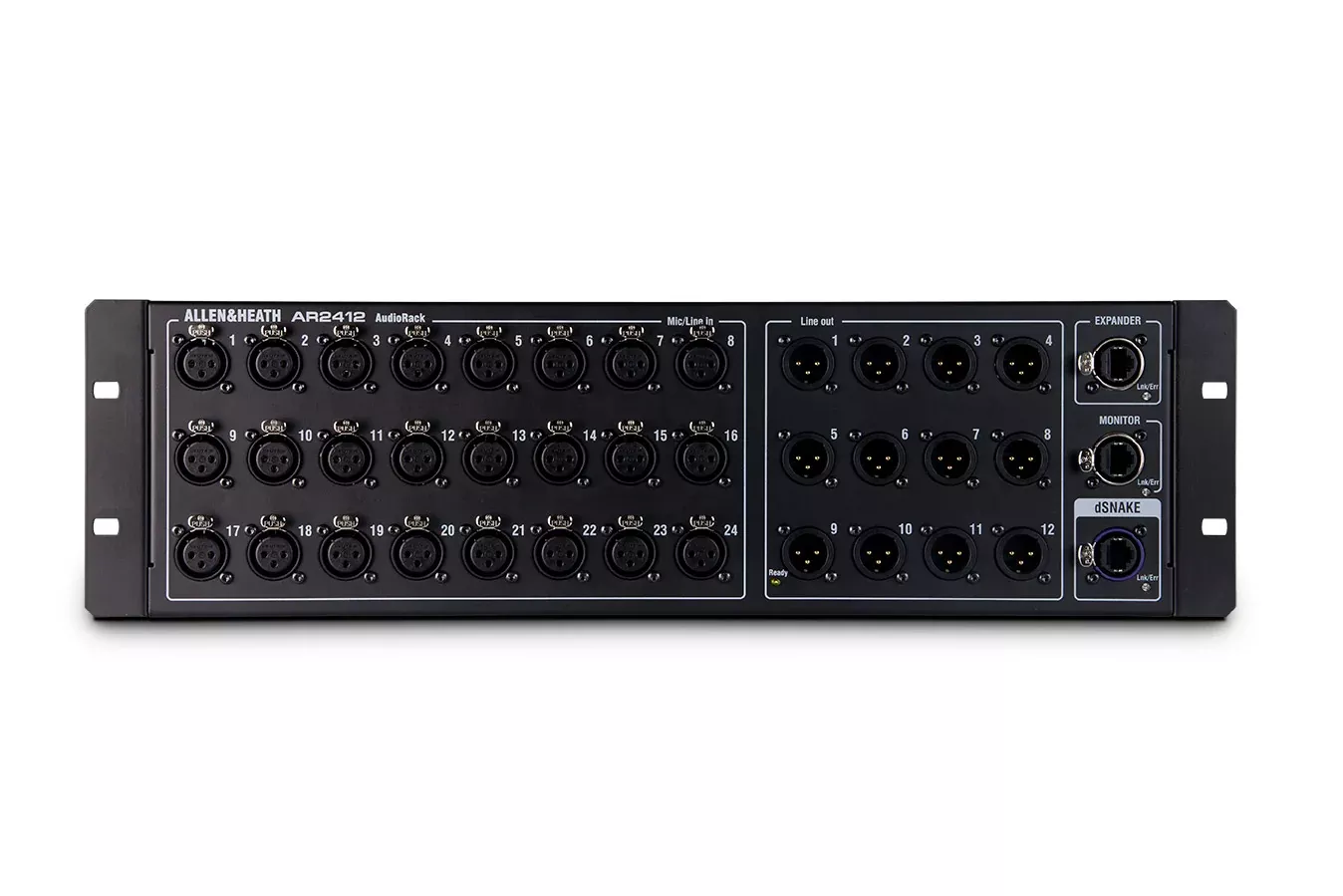 ALLEN & HEATH AR-2412 - Audio rack 24 XLR Input / 12 XLR Output – 48kH