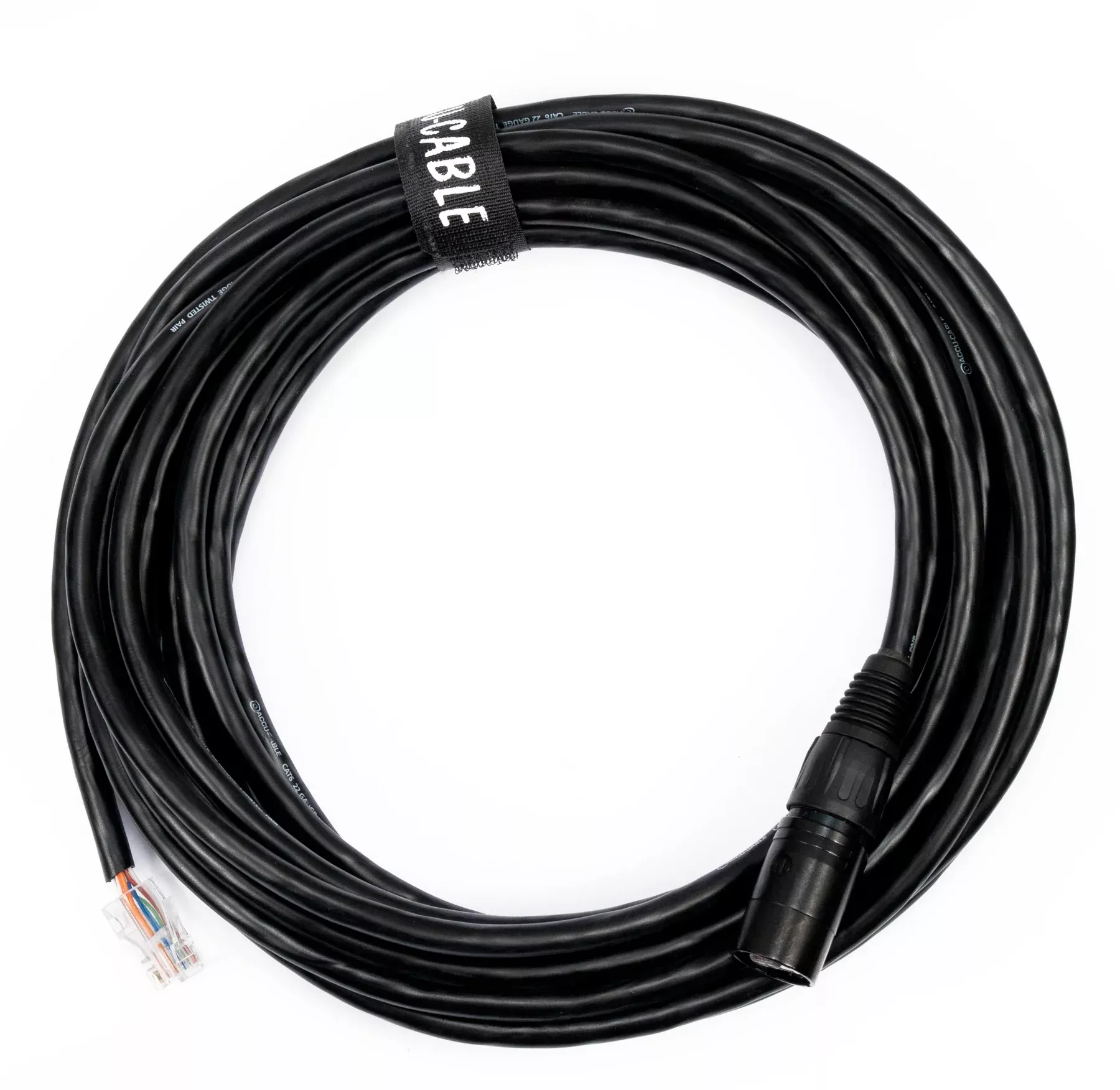 American DJ ADJ CAT6PRO25FC 25 Foot 24 AWG Gauge Cat 6 EtherCON Cable