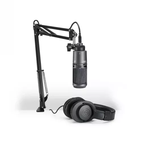 AUDIO-TECHNICA AT2020USB-PK USB MIC HEADPHONE AND STAND PACKAGE