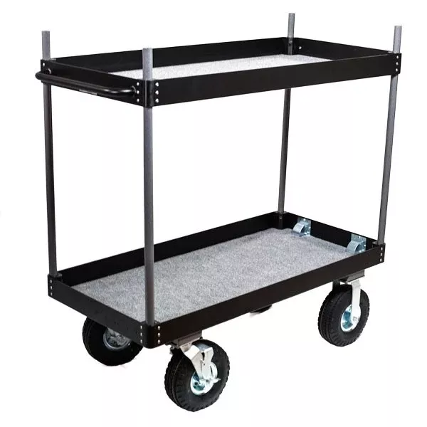 Backstage Aluminum Camera Case Cart with Wheels