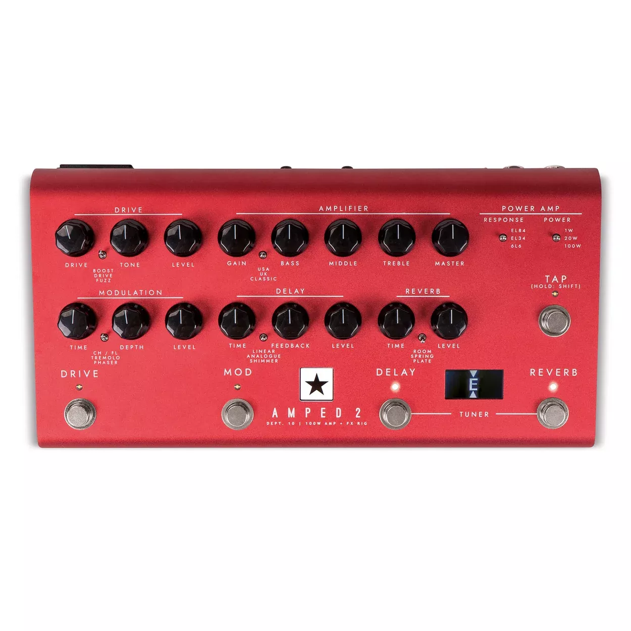 Blackstar AMPED2 100-Watt Floorboard Amp with Effects