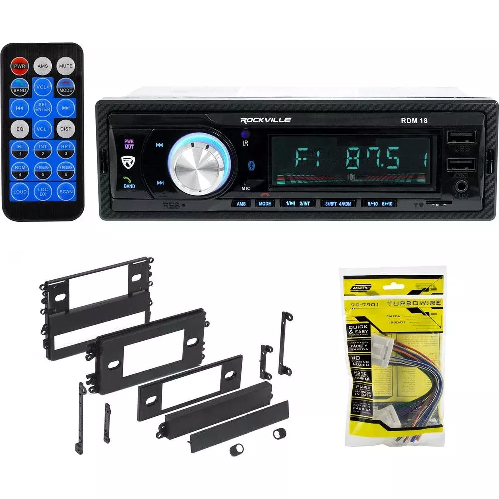 Digital Media Bluetooth AM/FM/MP3 USB/SD Receiver For 1990-1997 Mazda Miata MX-5