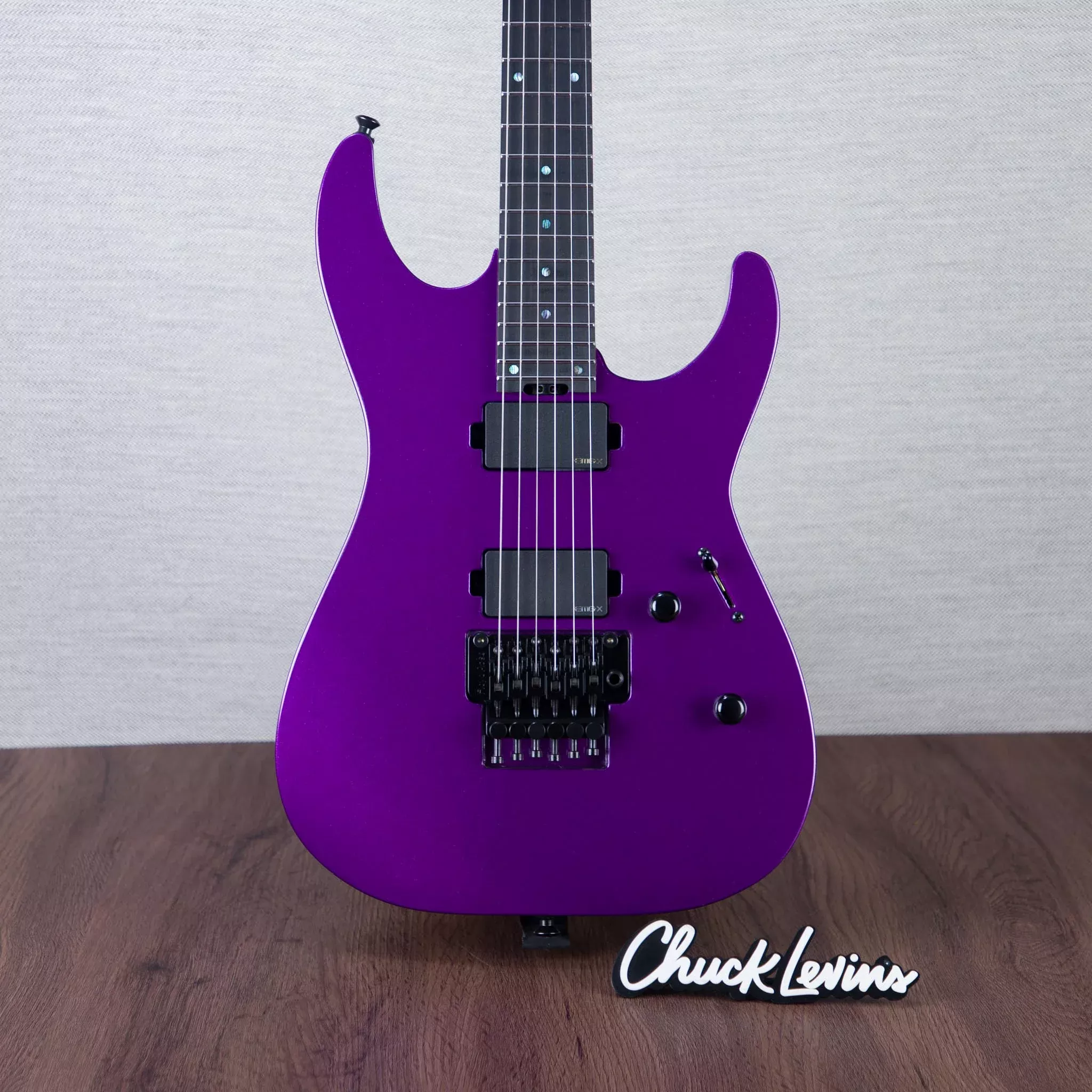 ESP USA M-II FR Electric Guitar - Wild Plum Metallic - #US24770