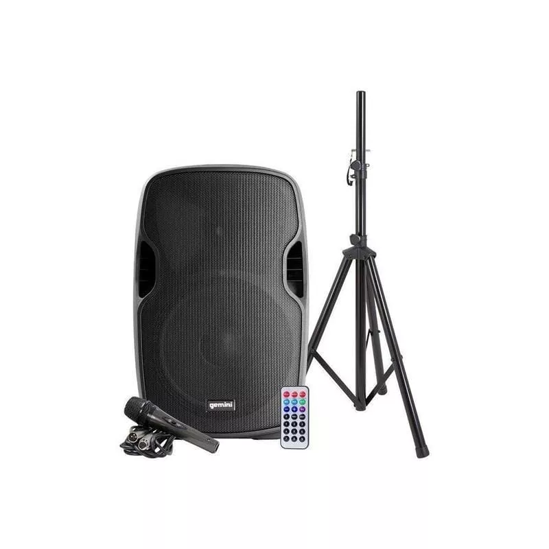 Gemini portable PA speaker 12", for outdoor events and parties (AS-12BLU-PK)