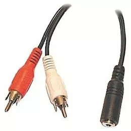 HOSA CFR-210 1/8 TRS female to 2 RCA male