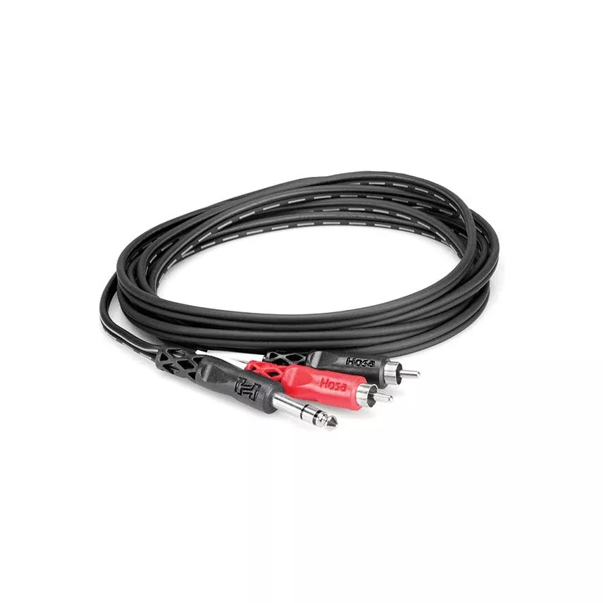 Hosa TRS-203 1/4" Inch TRS to Dual RCA Insert Cable