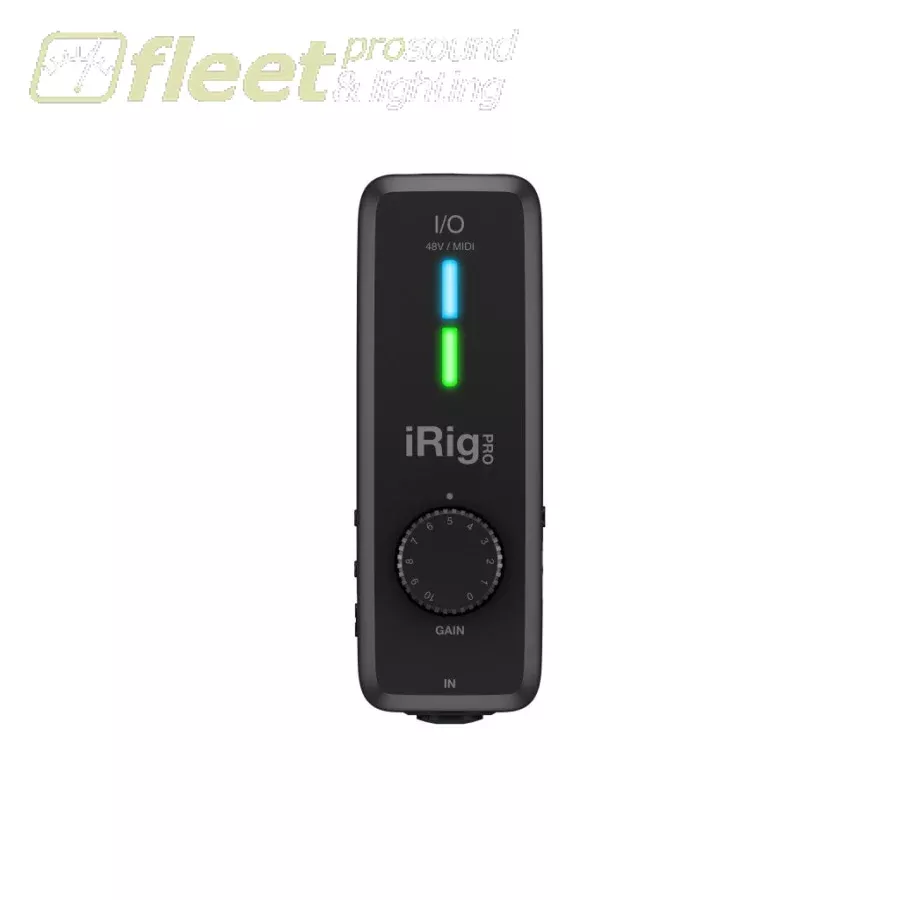IK Multimedia iRIGPRO I/O Ultra-Compact Professional Audio/MIDI Interface