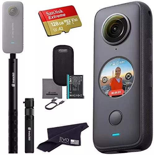 Insta360 ONE X2 Bundle Includes Bullet Time Kit & 128GB Memory Card (3 Items)