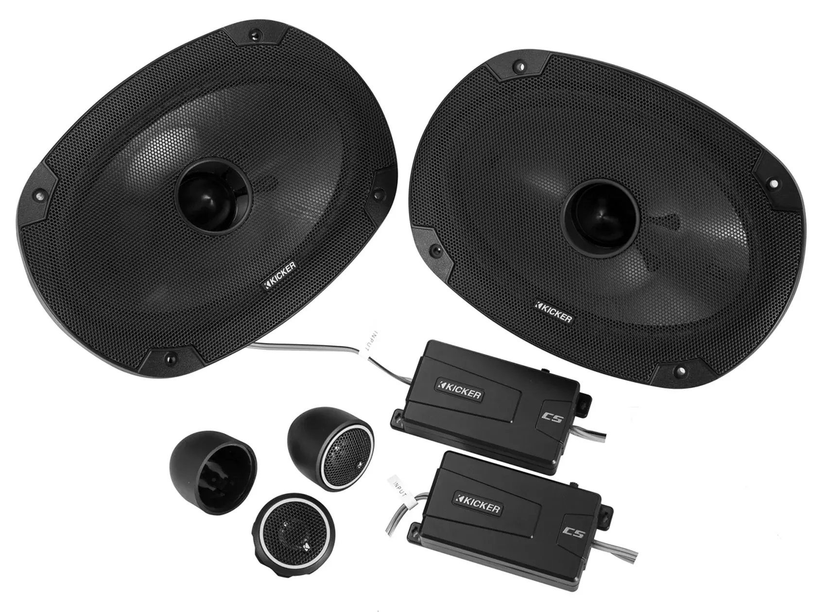 KICKER 46CSS694 6x9" 900w Car Audio Component Speakers w/ 0.75" Tweeters CSS69