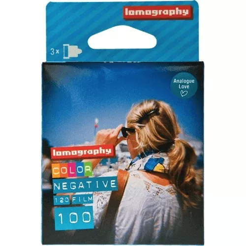 Lomography 100 Color Negative Film (120 Roll Film, 3-Pack)