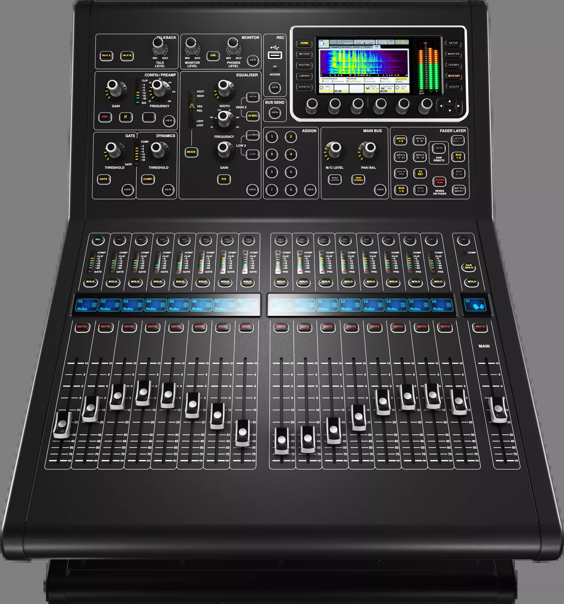 MIDAS M32R LIVE - DIGital Console for Live and Studio with 40 Input Channels, 32 Midas PRO Microphone Preamplifiers and 25 Mix Buses and Live Multitrack Recording