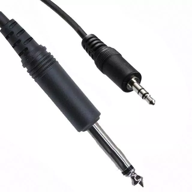Mini to Quarter Inch TS 6 Foot AUX Cord Cable