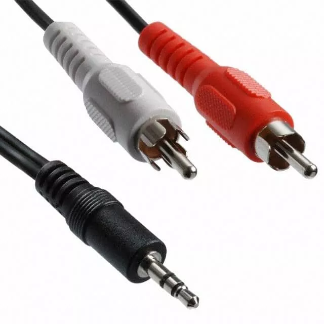 Mini to RCA 6 Foot AUX Cord Cable