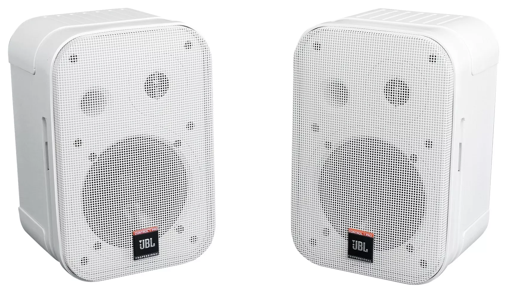 Pair JBL C1PRO-WH Control 1 PRO White 5.25" Wall Mount Home/Commercial Speakers