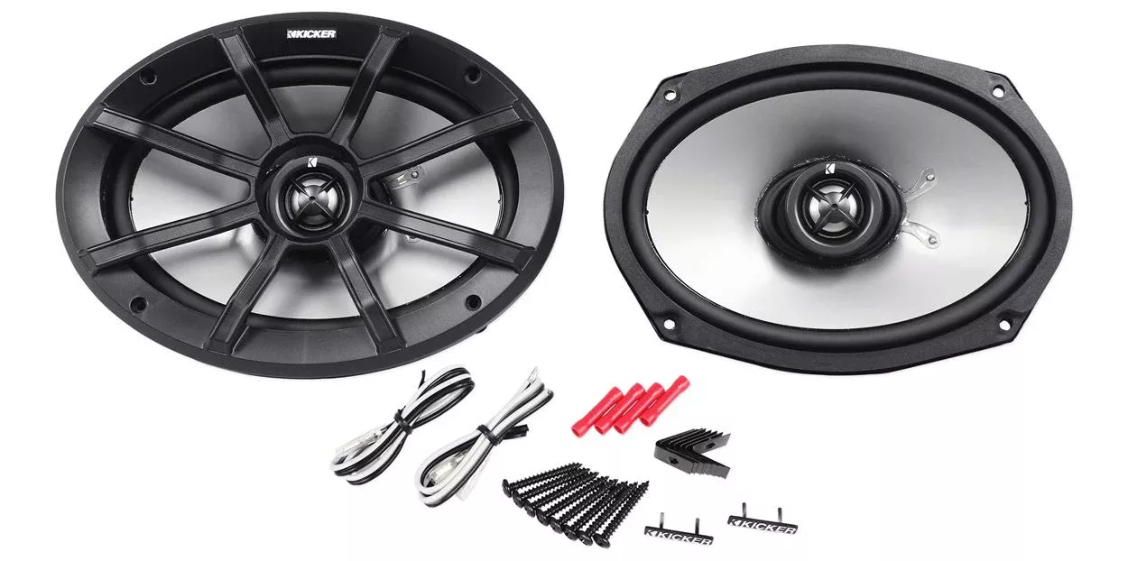 Pair Kicker 40PS694 6x9" 180W Peak/90W RMS 4 Ohm ATV/Motorcycle Speakers PS69