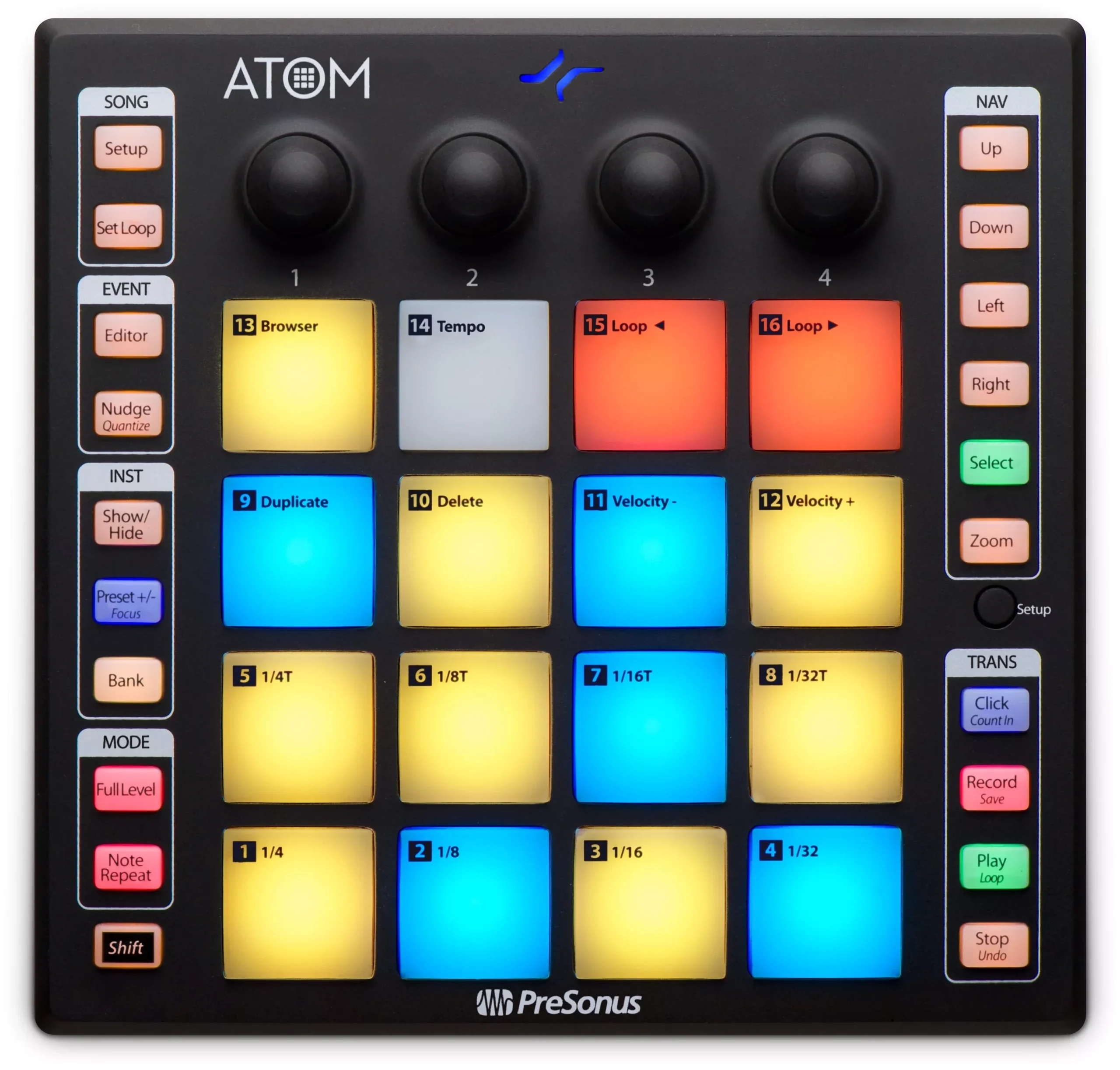 PRESONUS ATOM -Production and Performance Pad Controller