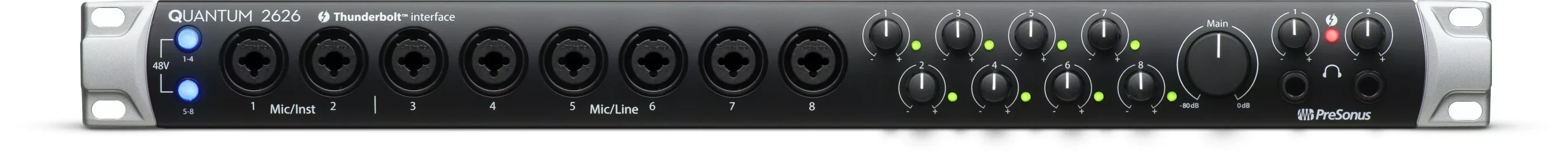 PRESONUS Quantum2626 -26x26 Thunderbolt 3 Audio Interface.