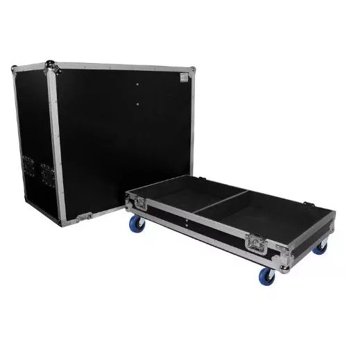ProX X-QSC-K10 Black Hard Travel Case For (2) QSC-K10 10" DJ Speakers W/Wheels