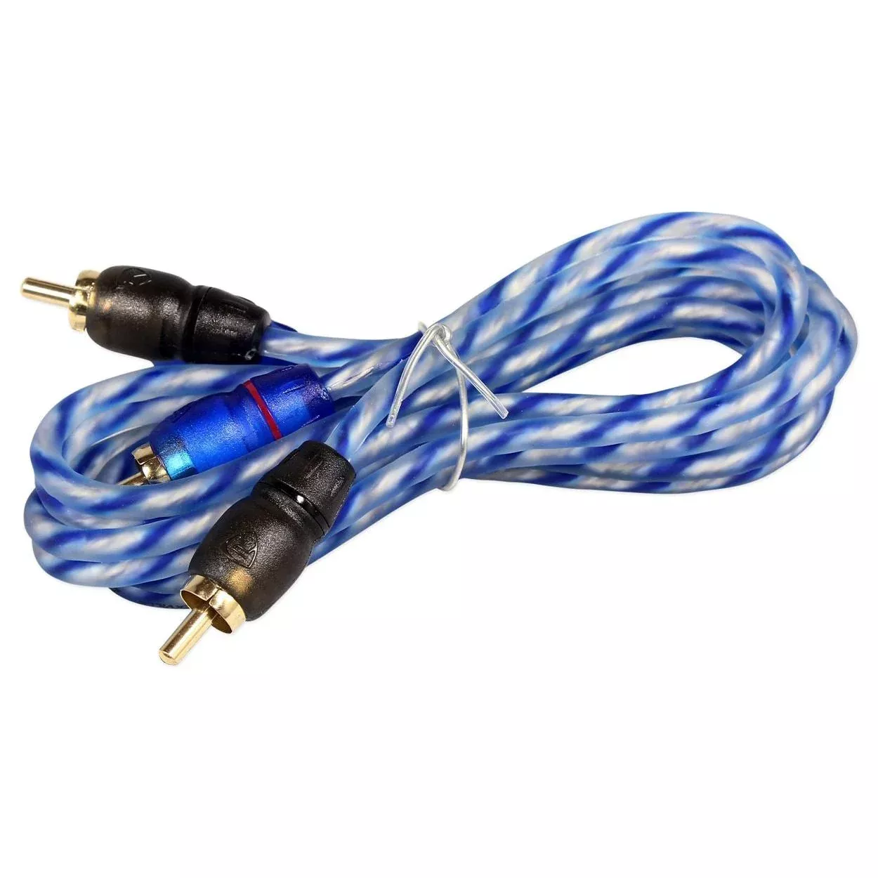 Rockville RTR032 3 Foot 2 Channel Twisted Pair RCA Cable Split Pin, 100% Copper