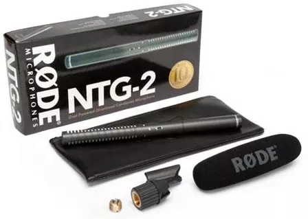Rode NTG-2 Battery or Phantom PoweredCondenser Shotgun Microphone