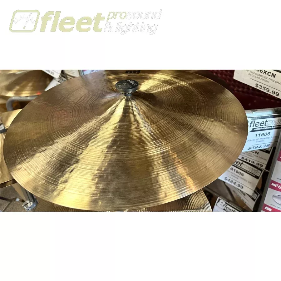 Sabian 16" 11606 HH Thin Crash Cymbal - LAST ONE SHOWROOM DISPLAY