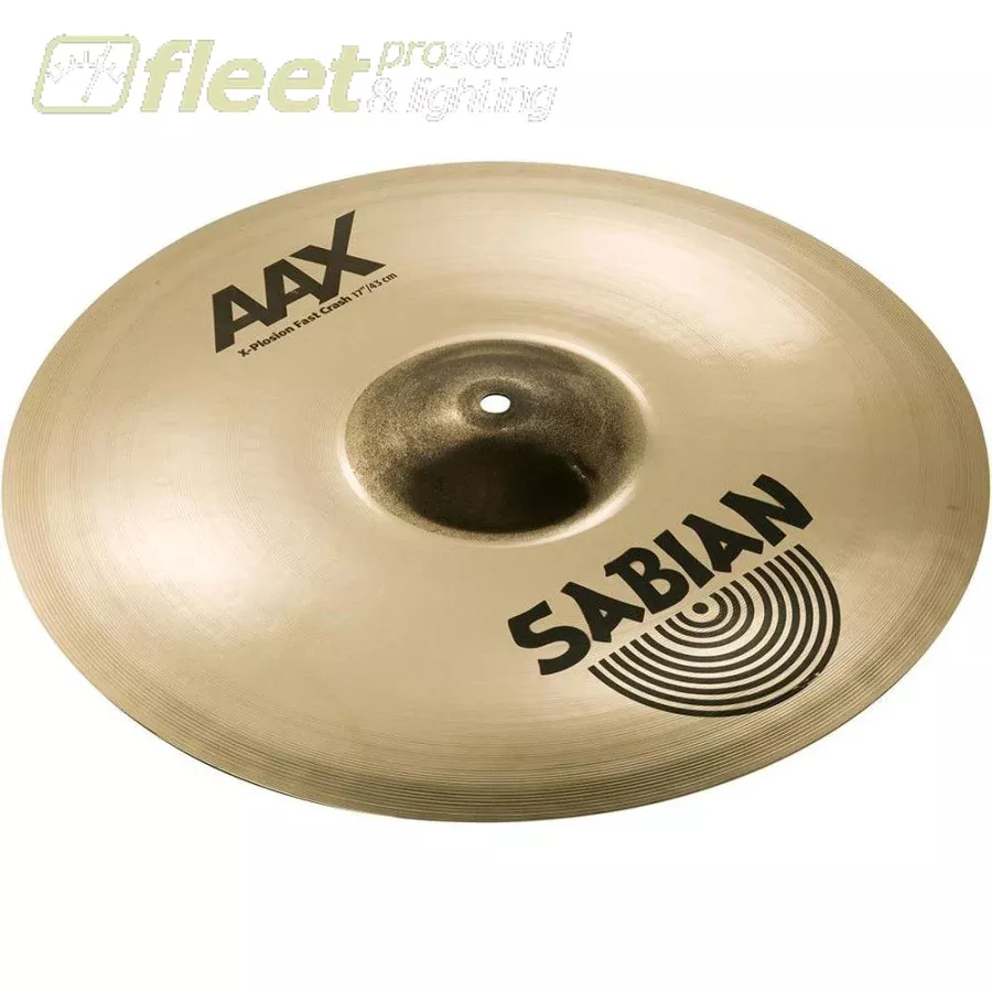 Sabian 21785XB 17" AAX X-Plosion Fast Crash Cymbal With Brilliant Finish