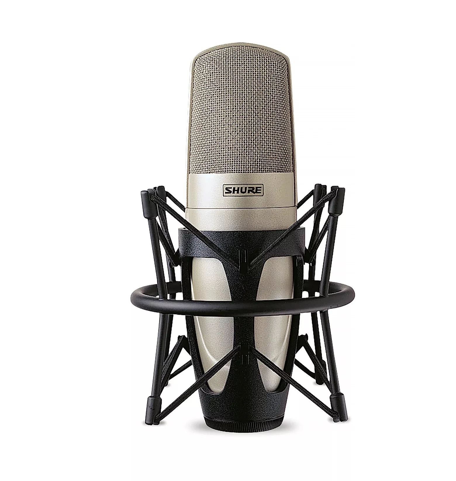 Shure KSM32/SL - Cardioid Condenser Microphone with A32SM & Case -Champagne