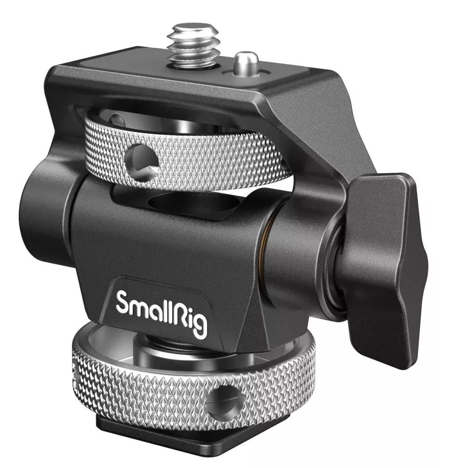 SmallRig Swivel and Tilt Adjustable Monitor Mount with Cold Shoe Mount