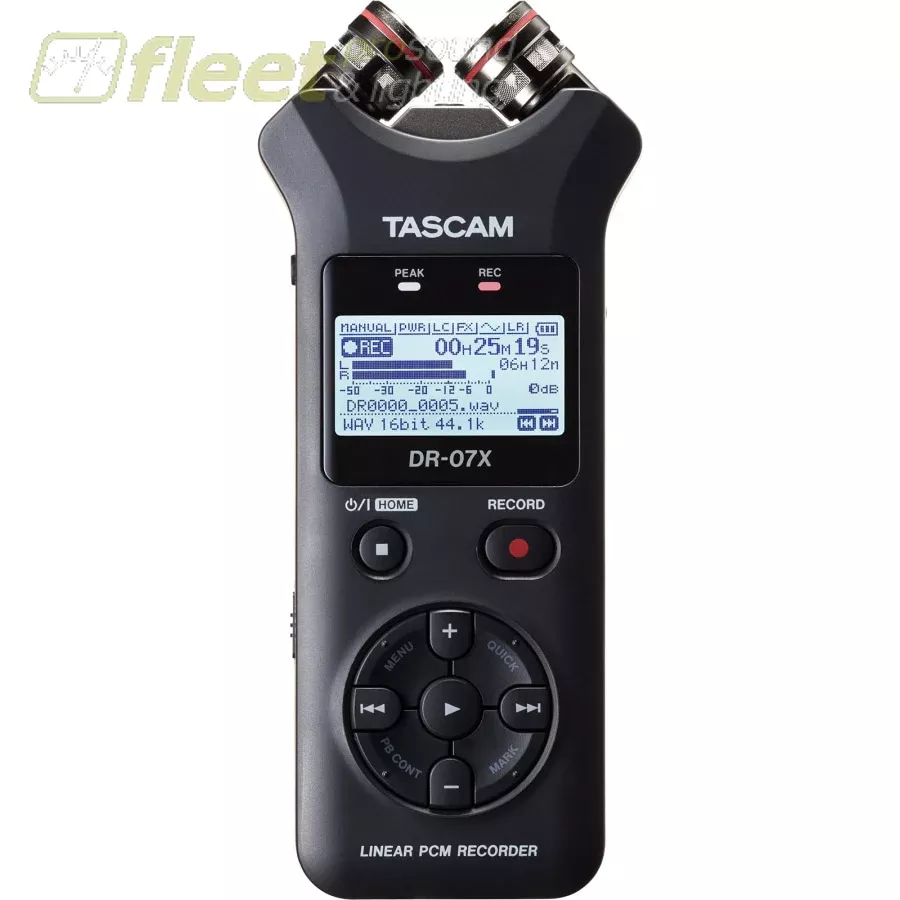 TASCAM DR-07X - Stereo Handheld Digital Audio Recorder and USB Audio Interface