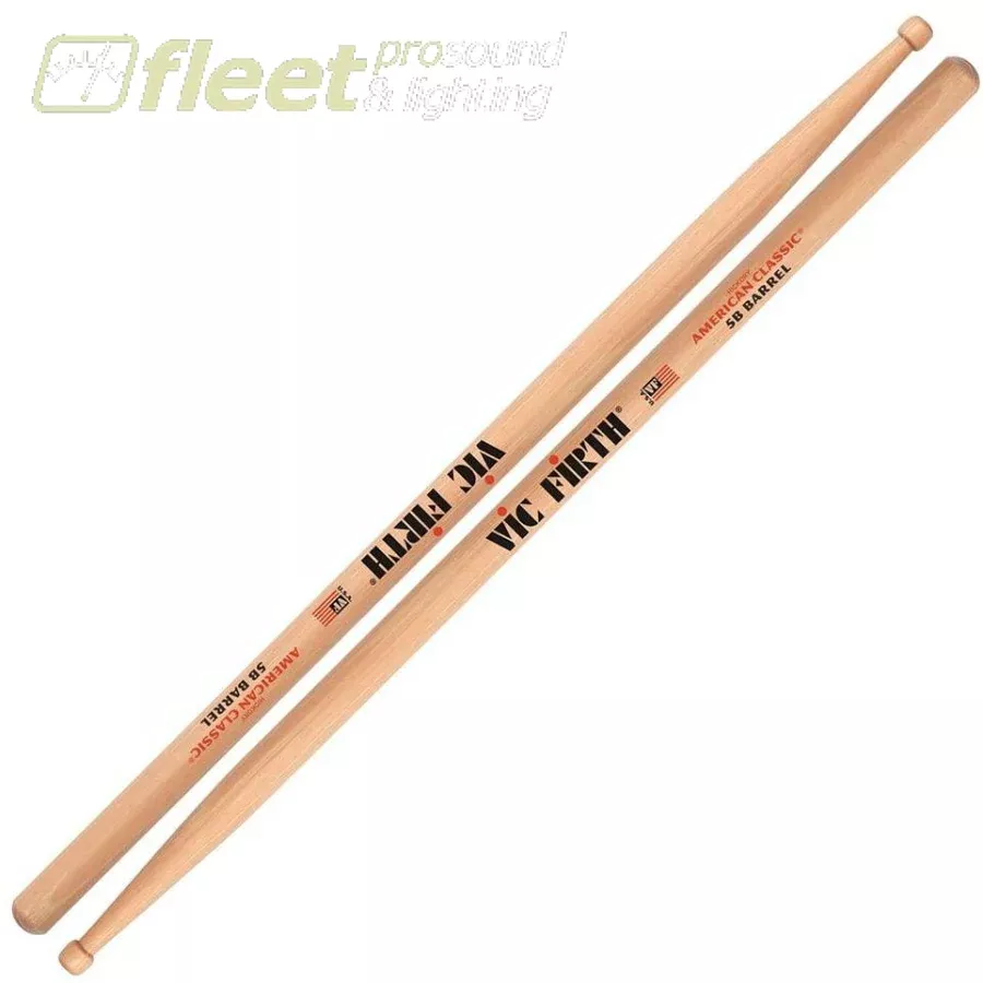 Vic Firth VF5BBRL American Classic 5B Barrel Tip Drumsticks