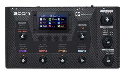 Zoom B6 Multi-Effects Processor for Bass